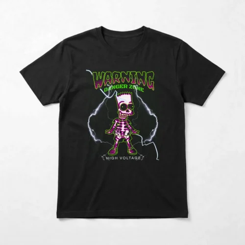 T-Shirt Bart Warning