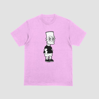 T-Shirt Bart glitched