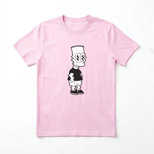 T-Shirt Bart glitched